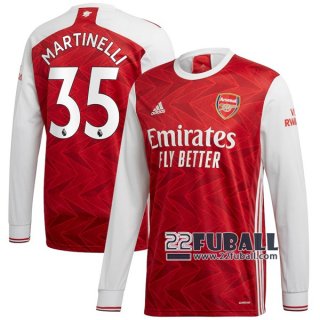 22Fuball: Arsenal Langarm Heimtrikot Herren (Martinelli #35) 2020-2021