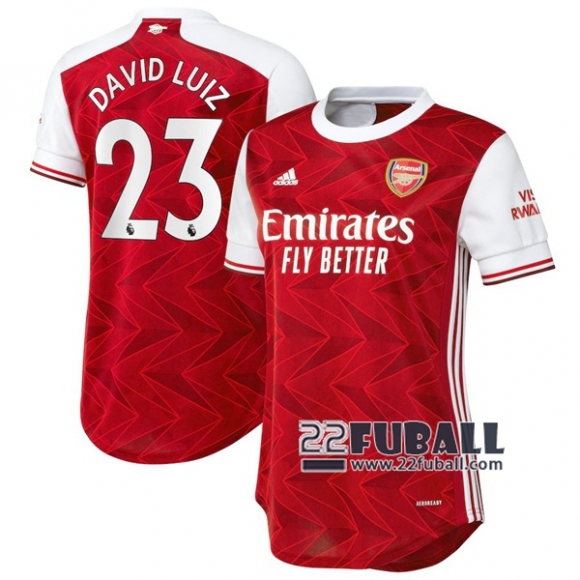 22Fuball: Arsenal Heimtrikot Damen (David Luiz #23) 2020-2021