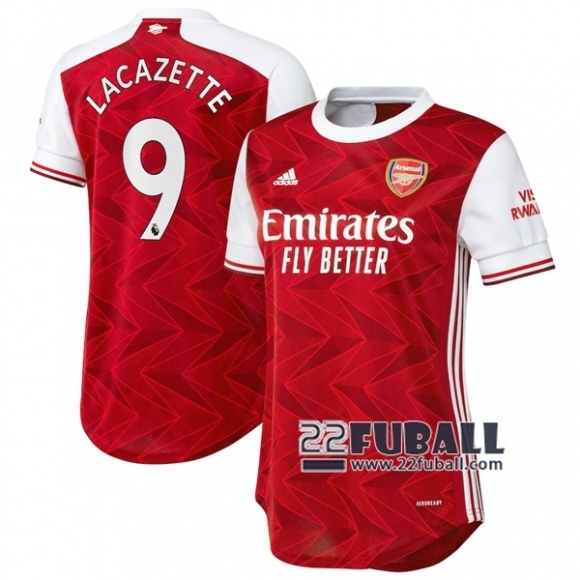 22Fuball: Arsenal Heimtrikot Damen (Lacazette #9) 2020-2021