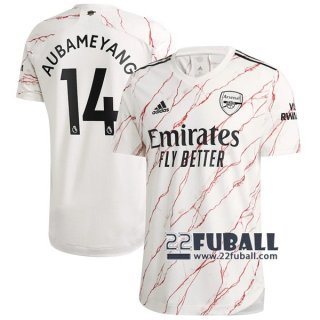 22Fuball: Arsenal Auswärtstrikot Herren (Aubameyang #14) 2020-2021