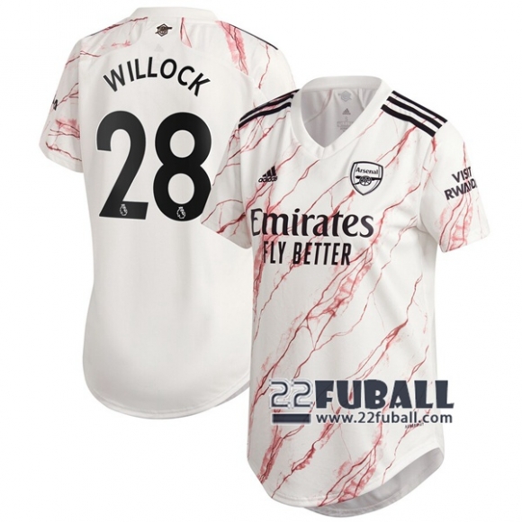 22Fuball: Arsenal Auswärtstrikot Damen (Willock #28) 2020-2021