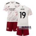 22Fuball: Arsenal Auswärtstrikot Kinder (Pepe #19) 2020-2021