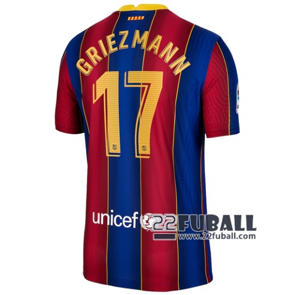 22Fuball: FC Barcelona Heimtrikot Kinder (Antoine Griezmann #17) 2020-2021