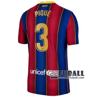 22Fuball: FC Barcelona Heimtrikot Kinder (Piqué #3) 2020-2021