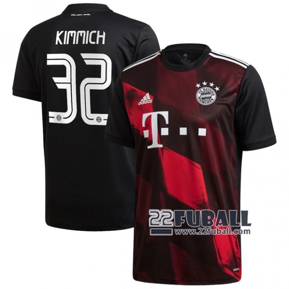 22Fuball: Bayern München Ausweichtrikot Herren (Joshua Kimmich #32) 2020-2021