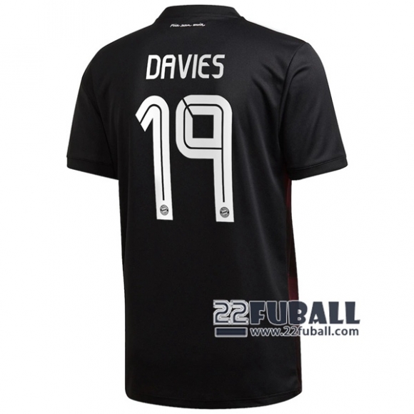 22Fuball: Bayern München Ausweichtrikot Kinder (Alphonso Davies #19) 2020-2021