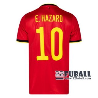 22Fuball: Belgien Auswärtstrikot Herren (E. Hazard #10) Em 2020 2021