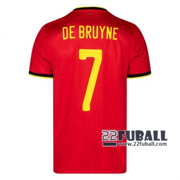 22Fuball: Belgien Auswärtstrikot Herren (Bruyne #7) Em 2020 2021