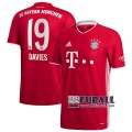 22Fuball: Bayern München Heimtrikot Herren (Alphonso Davies #19) 2020-2021