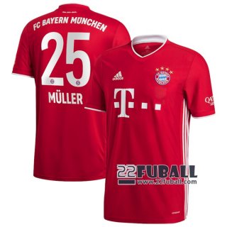 22Fuball: Bayern München Heimtrikot Herren (Thomas Müller #25) 2020-2021