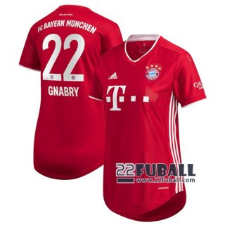 22Fuball: Bayern München Heimtrikot Damen (Serge Gnabry #22) 2020-2021