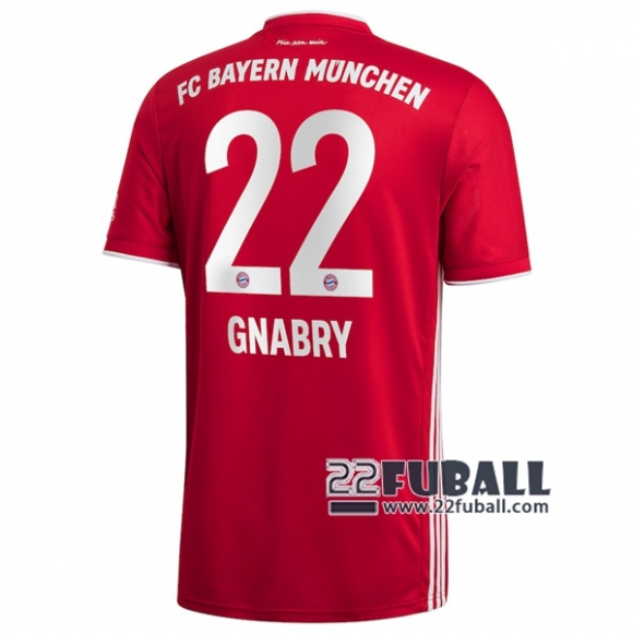 22Fuball: Bayern München Heimtrikot Kinder (Serge Gnabry #22) 2020-2021