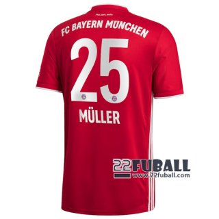 22Fuball: Bayern München Heimtrikot Kinder (Thomas Müller #25) 2020-2021