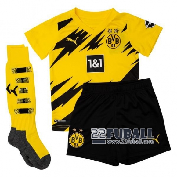 22Fuball: Borussia Dortmund Heimtrikot Kinder 2020-2021