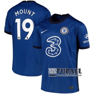 22Fuball: FC Chelsea Heimtrikot Herren (Mason Mount #19) 2020-2021