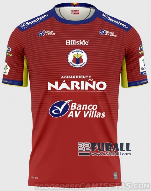 22Fuball: Deportivo Pasto Heimtrikot Herren 2020-2021