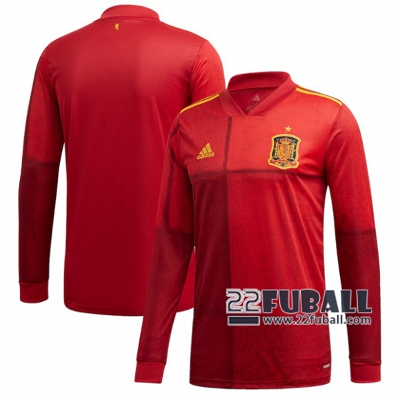 22Fuball: Spanien Langarm Heimtrikot Herren Em 2020 2021