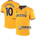22Fuball: Everton Auswärtstrikot Herren (Sigurdsson #10) 2020-2021
