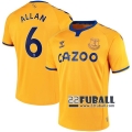 22Fuball: Everton Auswärtstrikot Herren (Allan #6) 2020-2021