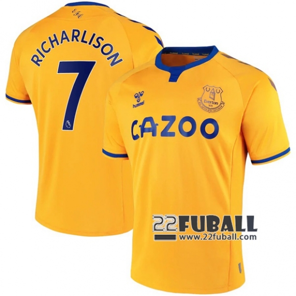 22Fuball: Everton Auswärtstrikot Herren (Richarlison #7) 2020-2021