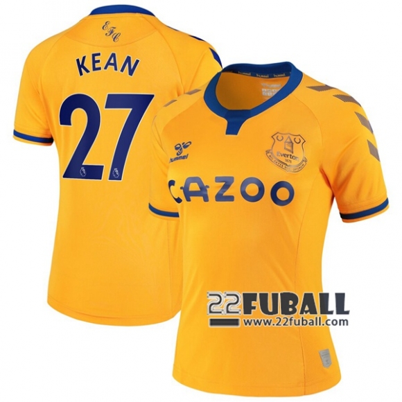 22Fuball: Everton Auswärtstrikot Damen (Kean #27) 2020-2021