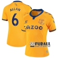 22Fuball: Everton Auswärtstrikot Damen (Allan #6) 2020-2021