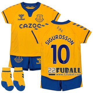 22Fuball: Everton Auswärtstrikot Kinder (Sigurdsson #10) 2020-2021