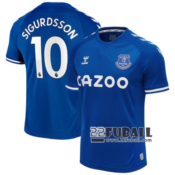 22Fuball: Everton Heimtrikot Herren (Sigurdsson #10) 2020-2021