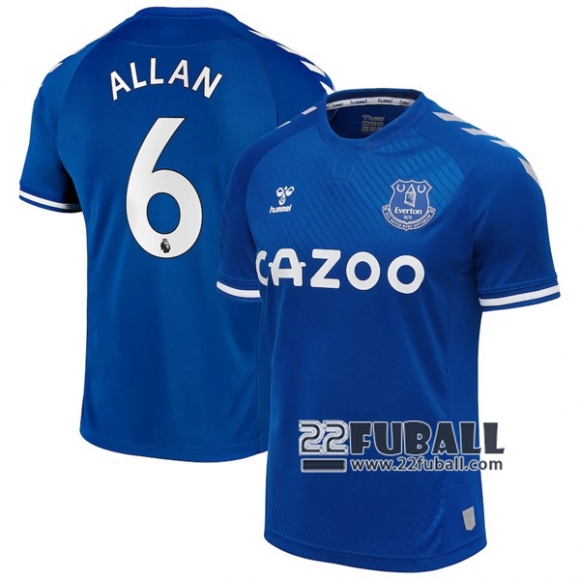 22Fuball: Everton Heimtrikot Herren (Allan #6) 2020-2021