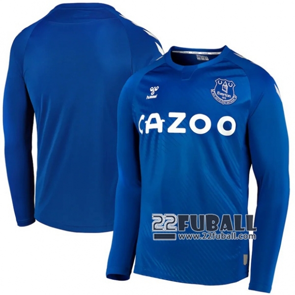 22Fuball: Everton Langarm Heimtrikot Herren 2020-2021