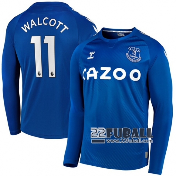 22Fuball: Everton Langarm Heimtrikot Herren (Walcott #11) 2020-2021