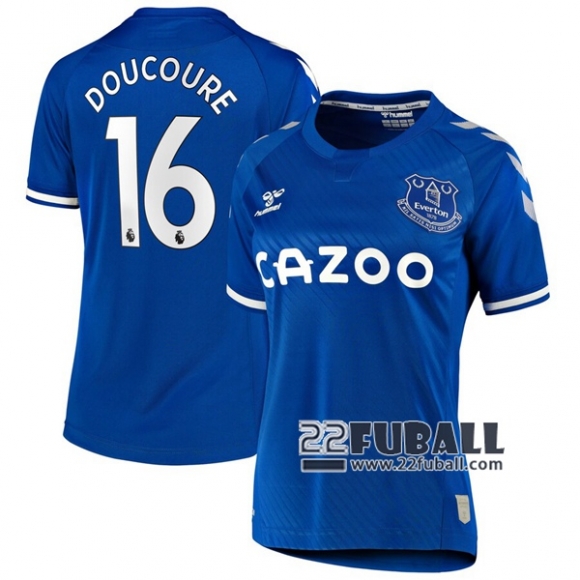 22Fuball: Everton Heimtrikot Damen (Doucoure #16) 2020-2021