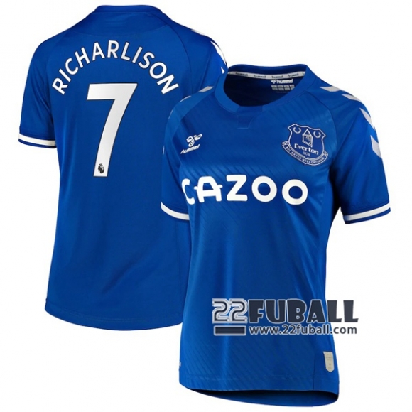 22Fuball: Everton Heimtrikot Damen (Richarlison #7) 2020-2021