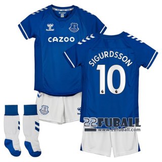 22Fuball: Everton Heimtrikot Kinder (Sigurdsson #10) 2020-2021