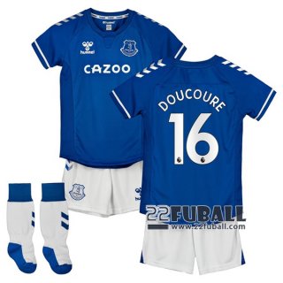 22Fuball: Everton Heimtrikot Kinder (Doucoure #16) 2020-2021