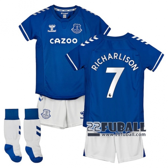 22Fuball: Everton Heimtrikot Kinder (Richarlison #7) 2020-2021