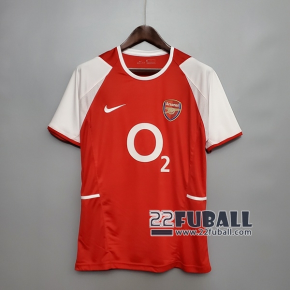 22Fuball: Arsenal Retro Heimtrikot Herren 02-04