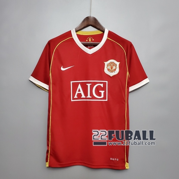 22Fuball: Manchester United Retro Heimtrikot Herren 06-07