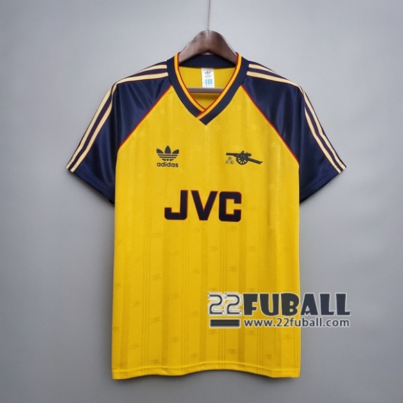 22Fuball: Arsenal Retro Auswärtstrikot Herren 88-89