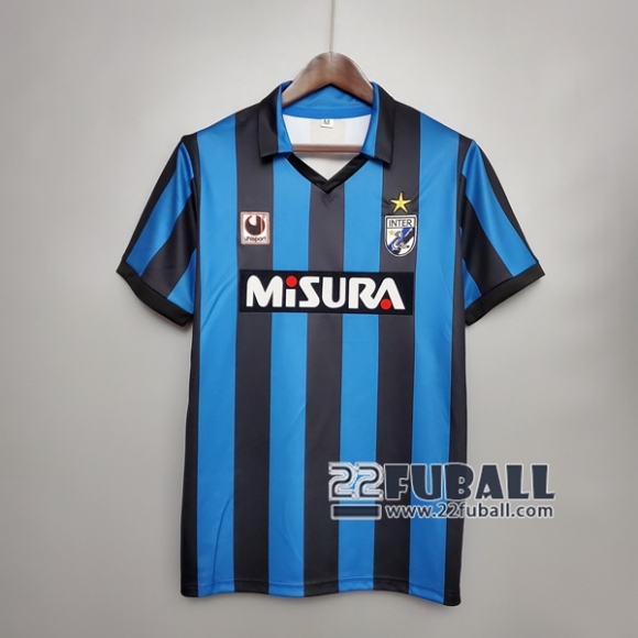 22Fuball: Inter Mailand Retro Heimtrikot Herren 88-90