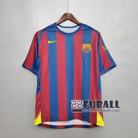 22Fuball: FC Barcelona Retro Heimtrikot Herren Uefa Champions League 2006