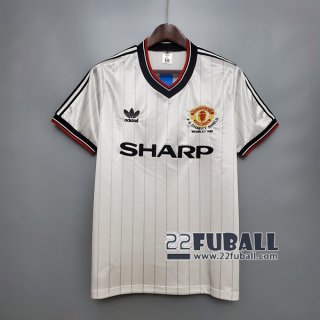 22Fuball: Manchester United Retro Auswärtstrikot Herren 1983