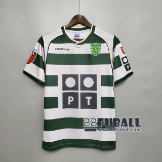 22Fuball: Sporting Lisbon Retro Heimtrikot Herren -03