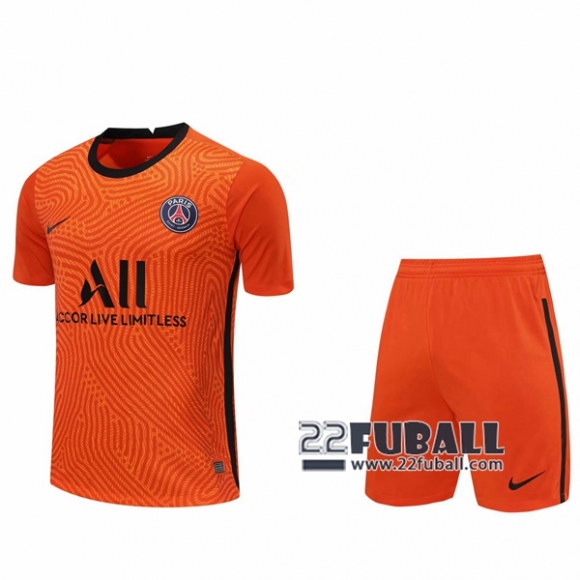 22Fuball: PSG Paris Saint Germain Torwarttrikot Herren Orange 2020-2021