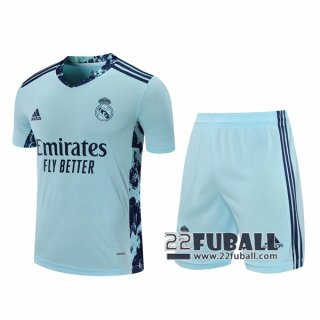 22Fuball: Real Madrid Torwarttrikot Herren Hellblau 2020-2021