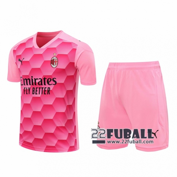 22Fuball: AC Mailand Torwarttrikot Herren Pink 2020-2021