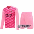 22Fuball: AC Mailand Langarm Torwarttrikot Herren Pink 2020-2021