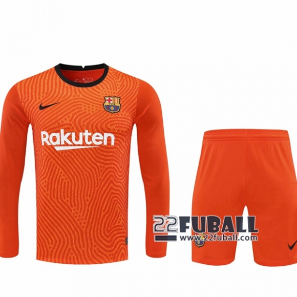 22Fuball: FC Barcelona Torwarttrikot Herren Orange 2020-2021