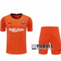 22Fuball: FC Barcelona Torwarttrikot Herren Orange 2020-2021