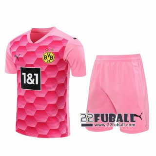 22Fuball: Borussia Dortmund Torwarttrikot Herren Pink 2020-2021